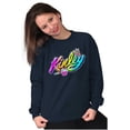 thumbnail image 3 of XOMG POP Kinley Sweet and Salty Women Crewneck Sweatshirt Brisco Brands X, 3 of 6