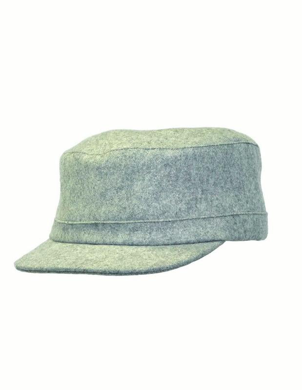 military hat with ear flaps