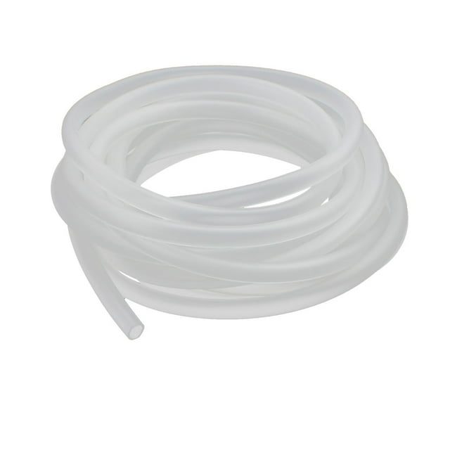 Tubo de silicona translúcido de 4 mm x 5.5 mm para bomba de agua y aire, 3 metros de longitud (9.8 pies)