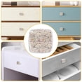 thumbnail image 5 of 4 Pieces Set Drawer Pulls Handle Square Wardrobe Cabinet Knobs with Stainless Steel Screws Furniture Kitchen Decor, 5 of 5