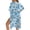 Blue Palm Tree Sunset Mountain, variant on American Flag Pattern Women's Oversized Cover Up Summer Cardigan Boho Beach Vacation Kimonos Loose Fit Open Front Cover Ups 2026