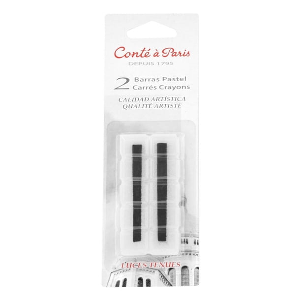 Lápices Pasteles Conté À París Paquete 2 Barras Negro 2B multicolor SIN TAMAÑO