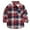 Red-C, variant on Otqutp Girl Boy Fashion Blouse Kids Little Boys Girls Baby Red Plaid Flannel Shirt Jacket Long Sleeve Button Down Flannel Shirt Plaid Pocket Front Tops (Beige-C,18-24 Months)