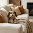 thumbnail image 3 of Cartoon Fluffy Beagle Stuffed Animal, 7.9in Pet Plush Dog Plush Toy Soft Cuddle Puppy Companion, 3 of 5