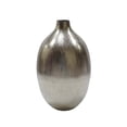 thumbnail image 2 of CC Home Furnishings Streaks Aluminum Vase with Narrow Mouth - 13.75" - Silver, 2 of 2