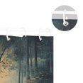 thumbnail image 5 of Yayeee Shower Curtain with Hooks 72"x72" Waterproof Fabric Bathroom Hanging Decor, Retro Forest, 5 of 5