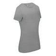thumbnail image 3 of ACTIVE UNIFORMS SCRUBS Women's Short Sleeve Round-Neck T-Shirt Under Scrub (Gray, X-Large), 3 of 6