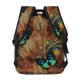 thumbnail image 4 of Disketp Vintage Butterfly Green Mochila Estampada para Hombre y Mujer – Mochila Ligera Clásica con Múltiples Bolsillos para Universidad, Trabajo y Viajes-One Size, 4 of 5