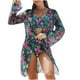 thumbnail image 2 of Trajes de baño para mujer, Trajes de baño para mujer, Traje de baño de tres piezas con tirantes de bikini estampados para mujer, Traje de baño de nailon para mujer, 2 of 9