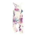 thumbnail image 3 of Odeerbi Kids Girls Summer Jumpsuit Floral Bib Overalls Casual Sleeveless Rompers Long Pants with Pockets 5-14 Years White, 3 of 5