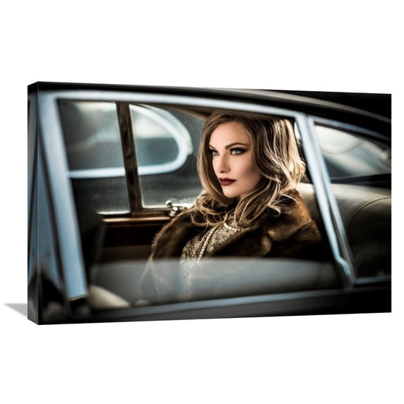 Global Gallery Peter Muller Photography,'Driving The Diva To The Event.' Stretched Canvas Artwork