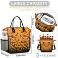 thumbnail image 5 of Orange Halloween Bats Womens Lunch Box for Work,Insulated Large Lunch Bag for Tween and Teen,Loncheras Para Mujer,Leakproof Adult Lunch Bag for Work,Beach,Travel,Picnic,Camping, 5 of 7