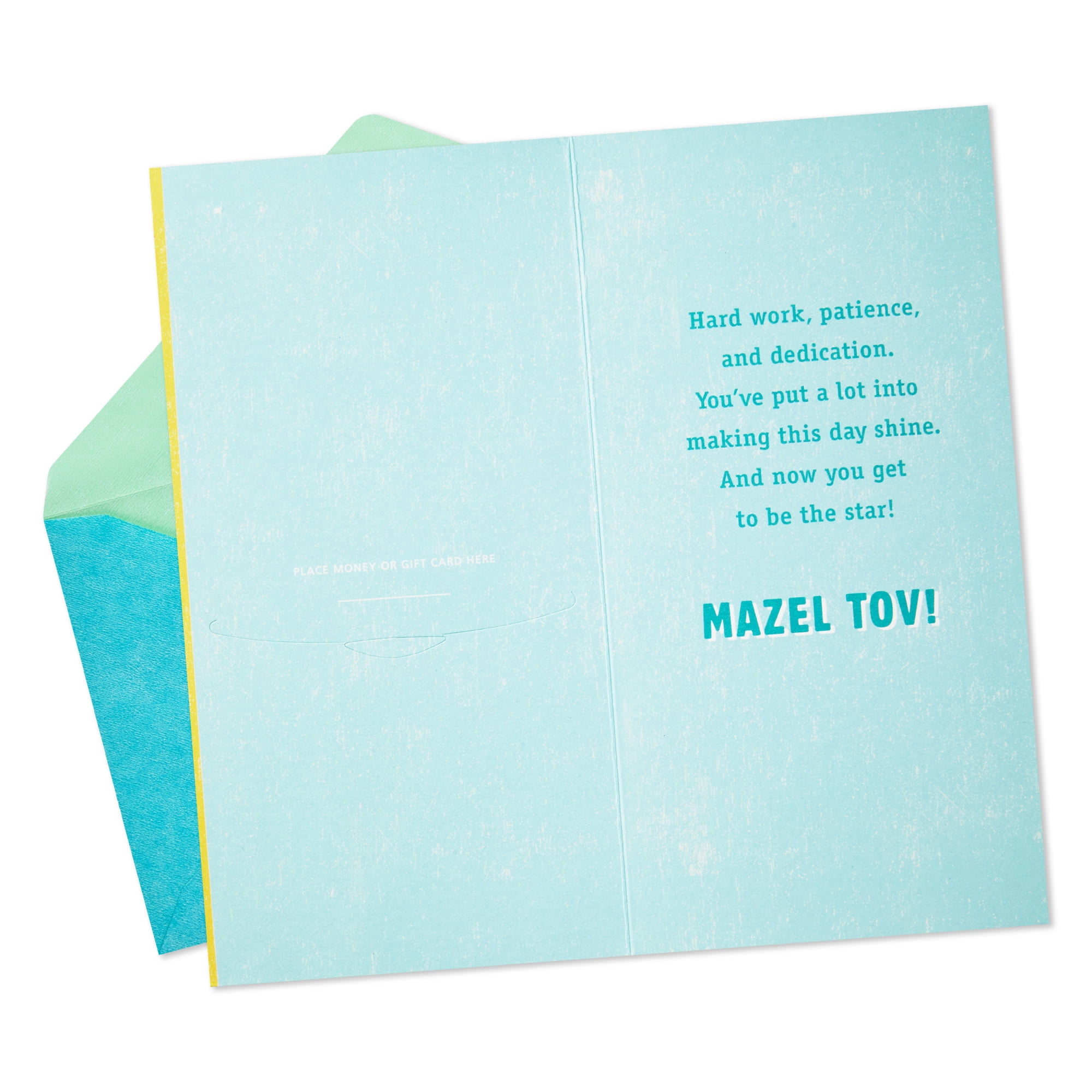 Hallmark Tree of Life Money Holder Bar Mitzvah Card (You Make this Day Shine)