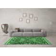 thumbnail image 3 of Ahgly Company Indoor Rectangle Abstract Emerald Green Modern Area Rugs, 7' x 10', 3 of 4