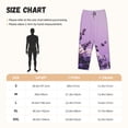 thumbnail image 3 of Sigee Lavender Roses Arrangement print Women's Soft Pajama Pants Lounge Sleep Bottoms with Elastic Waistband and Pockets-XX-Large, 3 of 6
