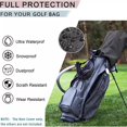 thumbnail image 3 of Golf Bag Rain Cover - Waterproof, Anti-Static, Convenient Access, 600D Polyester, Fits 8.5-9.5 Type Bags, 3 of 3