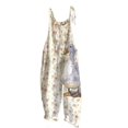 thumbnail image 4 of YUANGUANST Women's Wide Leg Pants Summer Jumpsuits For Women 2025 Printed Casual Sleeveless Comfy Loose Overalls Office Slacks, 4 of 4
