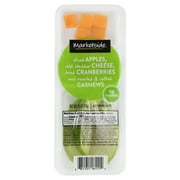 Marketside Sliced Apples, Mild Cheddar Cheese, Dried Cranberries & Cashews Snack Pack, 2.6 oz