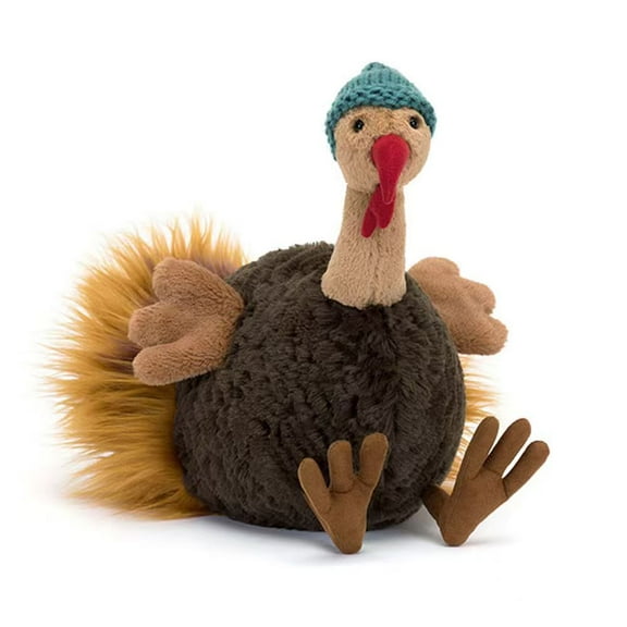 Cute Turkey Plush Toy, Soft Cuddly Stuffed Animal, Cozy Comfort Doll for Gifting, Adorable Holiday Plush Figure for Home Decor, Snuggle Buddy for Kids and Adults