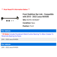thumbnail image 2 of Front Stabilizer Bar Link - Compatible with 2010 - 2022 RX450h 2011 2012 2013 2014 2015 2016 2017 2018 2019 2020 2021, 2 of 2