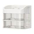 thumbnail image 3 of FcBaudy Cosmetic Storage Box Desktop Storage Dusted Proof Mask Lipstick Crossed Border Plastic Storage Shelf A receptacle, 3 of 7