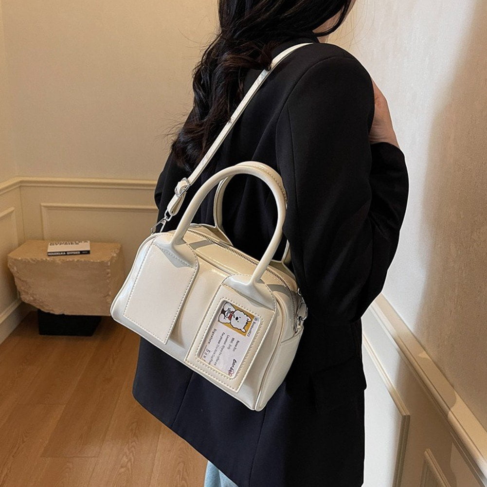 Hzzsbu New Y2K Harajuku Shoulder Bag Women Korean Transparent Ita Bag Crossbody Bag Female Japanese Designer Trend Handbag Purse