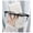 Fade to black, variant on Nersighted Distance Glasses Radiation Protection Optical Spectacle Simple for Adult and Student