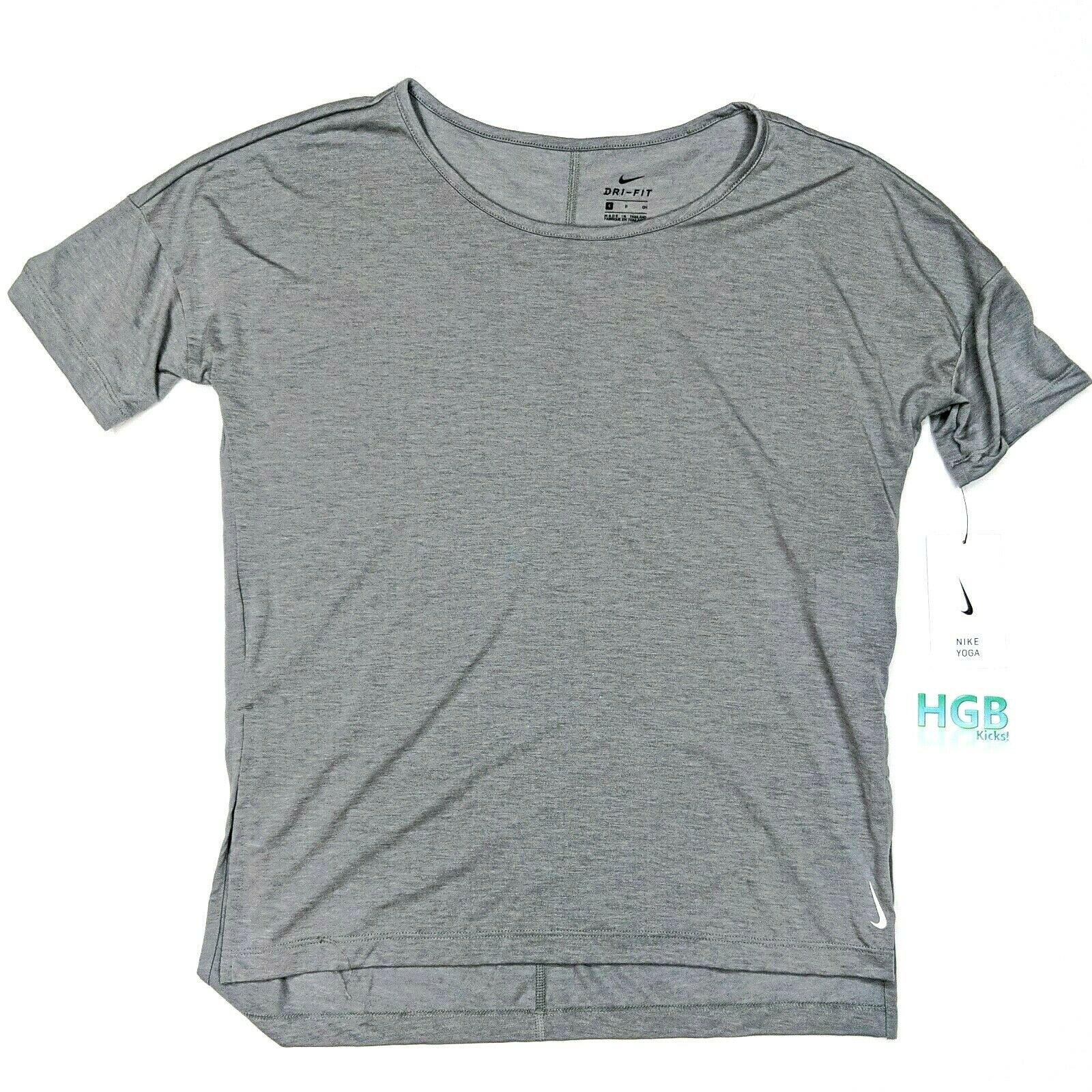 Nike Yoga T-Shirt Women's Grey CJ9326-073 