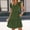 Army Green, variant on MIANHT Womans Dresses Fashion Solid Color Drop Shoulder Mini Dress Comfy Slim Fit Short Sleeve Wrap Beach Dress