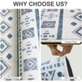 thumbnail image 4 of 8x10 Rugs for Living Room Black, Washable Boho Area Rug Non-Slip, Ultra Soft Geometric Tribal Traditional Farmhouse Carpet for Dining Room Bedroom Dorm Office Home Decor, 4 of 6