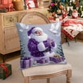 thumbnail image 4 of 1PC Christmas Throw Pillow Covers 18x18 Inch, Linen Pillow Cases Vintage Snowman Santa Deer Christmas Tree, Decorative Pillowcover for Couch Sofa Livingroom Outdoor Christmas Home Decor, 4 of 7