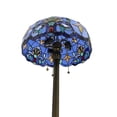 thumbnail image 3 of FixtureDisplays® Tiffany Style Elegant Floor Lamp 16-Inch Shade Heavy Base Durable Shade Ornate Floral Pattern 16059-NEW2, 3 of 8