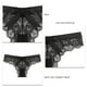 thumbnail image 5 of Bragas Tangas de algodón Íntimos sin costuras Cintura baja Recorte transparente Pajarita Tanga de encaje, 5 of 6