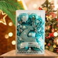 thumbnail image 5 of Bolas de árbol de Navidad colgantes navideños 1,2 / 1,6 / 2,3 pulgadas manualidades chimenea de plástico DIY puerta de ventana 30 piezas Worallymy JD709782991, 5 of 5