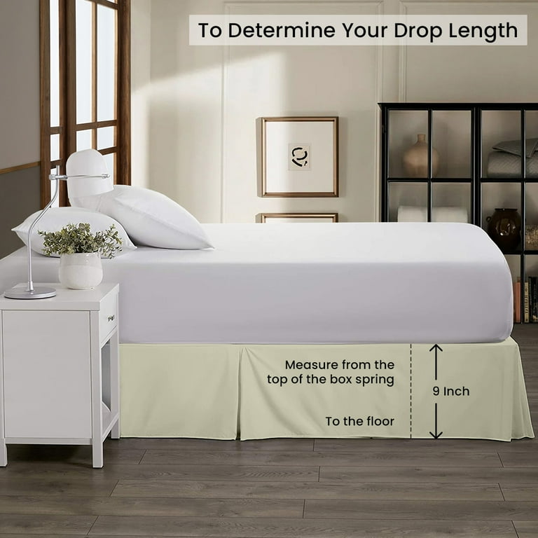 Short bed skirt queen cheap