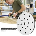 thumbnail image 2 of Soft Buffer Sponge Interface Cushion Pad for Sanding Pads (15 Holes) - 150mm Diameter, 2 of 11