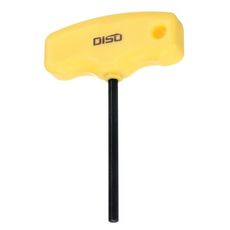 Uxcell T-Handle Hex Key Wrench 4mm Metric T-Key Inner Hexagon Wrenches Spanner Repair Tool, Black