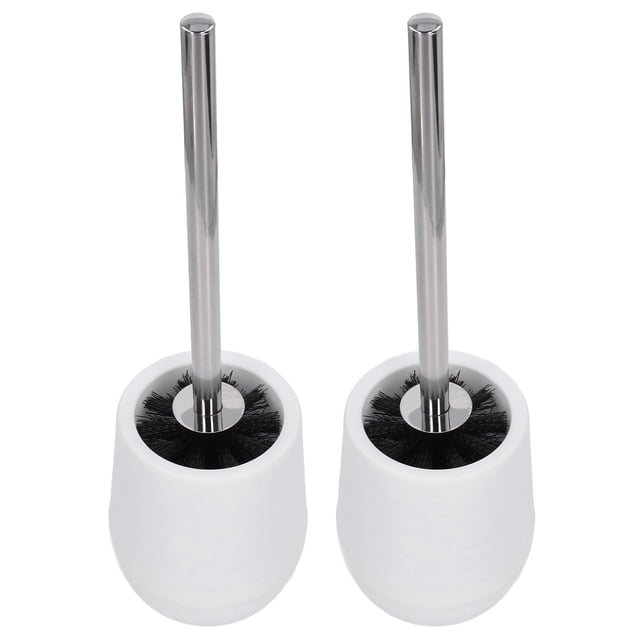 Portaescobillas para inodoro NikouMX 2 juegos de cepillos de acero inoxidable