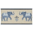 thumbnail image 3 of Authentic Hotel and Spa  Turkish Cotton Elephants Embroidered Midnight Blue 4-piece Towel Set, 3 of 4