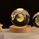 thumbnail image 5 of Luz Nocturna De Cristal Con Cielo Estrellado, Base De Madera Luminosa, Esfera De Cristal Decorativa, Tallado Interior En 3D, Para Decorar Dormitorios Y Salones, 5 of 8