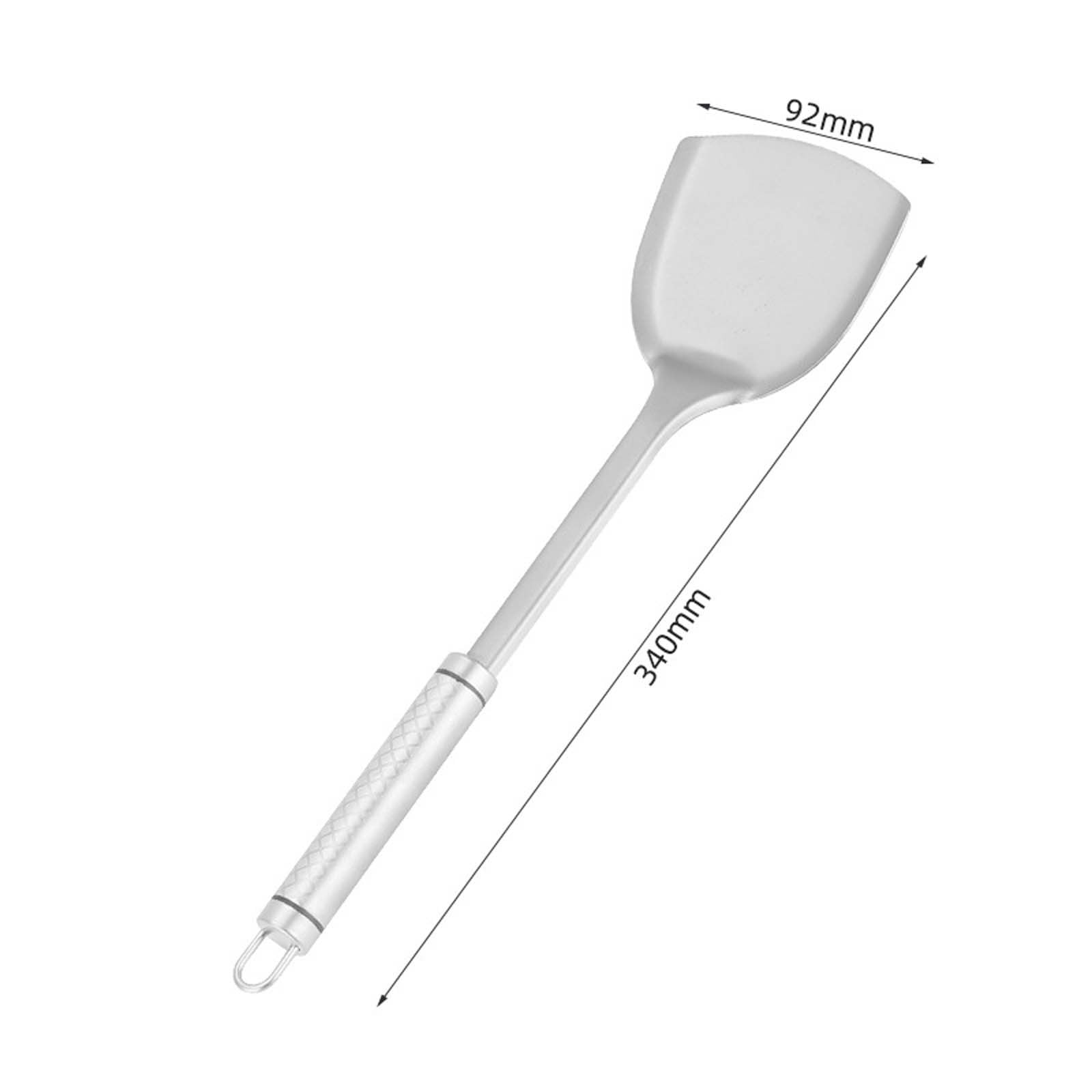 NIUBWJL 100% Pure Titanium Spatula, 2026 New Titanium Kitchen Cooking Utensils, Spatulas Cooking Shovel Wok Spatula Long Handle Shovel（1PC）