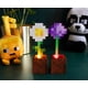 thumbnail image 5 of Maceta Mood Lights para Minecraft, diseño de margaritas y allium, x2, 5 of 7