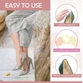 thumbnail image 5 of LELE LIFE 12 Pairs Heel Pads for Shoes Too Big, Anti Slip Heel Inserts Protectors Filler Grips Cushions for Loose Shoes, 0.12in Thick, 5 of 7