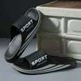 thumbnail image 2 of Men's Slippers Summer Outdoor Indoor Quick Drying Bathroom Comfortable Couple Unisex Non- Open Toe Slides For Casual Wear, 2 of 5