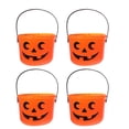 thumbnail image 1 of 4pcs Culetas de almacenamiento de dulces de Halloween adornos Halloween truco o cubos de trato, 1 of 7