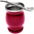 thumbnail image 2 of Double Wall Stainless Steel Insulated Yerba Mate Cup Red, 2 of 6