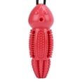 thumbnail image 4 of Juguete para cepillo de dientes para perros, resistente a las mordeduras, limpieza de dientes, juguetes para masticar para perros pequeños y medianos (rojo), 4 of 5