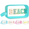 thumbnail image 1 of Bolsa de playa Kacctyen transparente impermeable para mujer, azul, 1 of 6