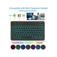thumbnail image 5 of Keyboard Case with Mouse Combo for Samsung Galaxy Tab S10 Plus / S9 Plus / S9 FE Plus / S8 Plus 12.4 inch Smart Folio Cover with 7 Colors Backlit Magnetic Wireless Keyboard, 5 of 7