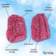 thumbnail image 5 of Mochila Escolar Resistente Color Rosa   de gran capacidad Genial, 5 of 5